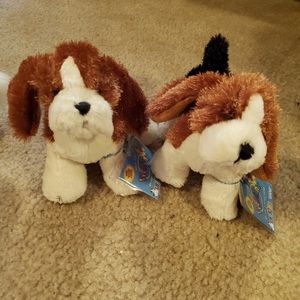 2 new Webkinz puppies with tags